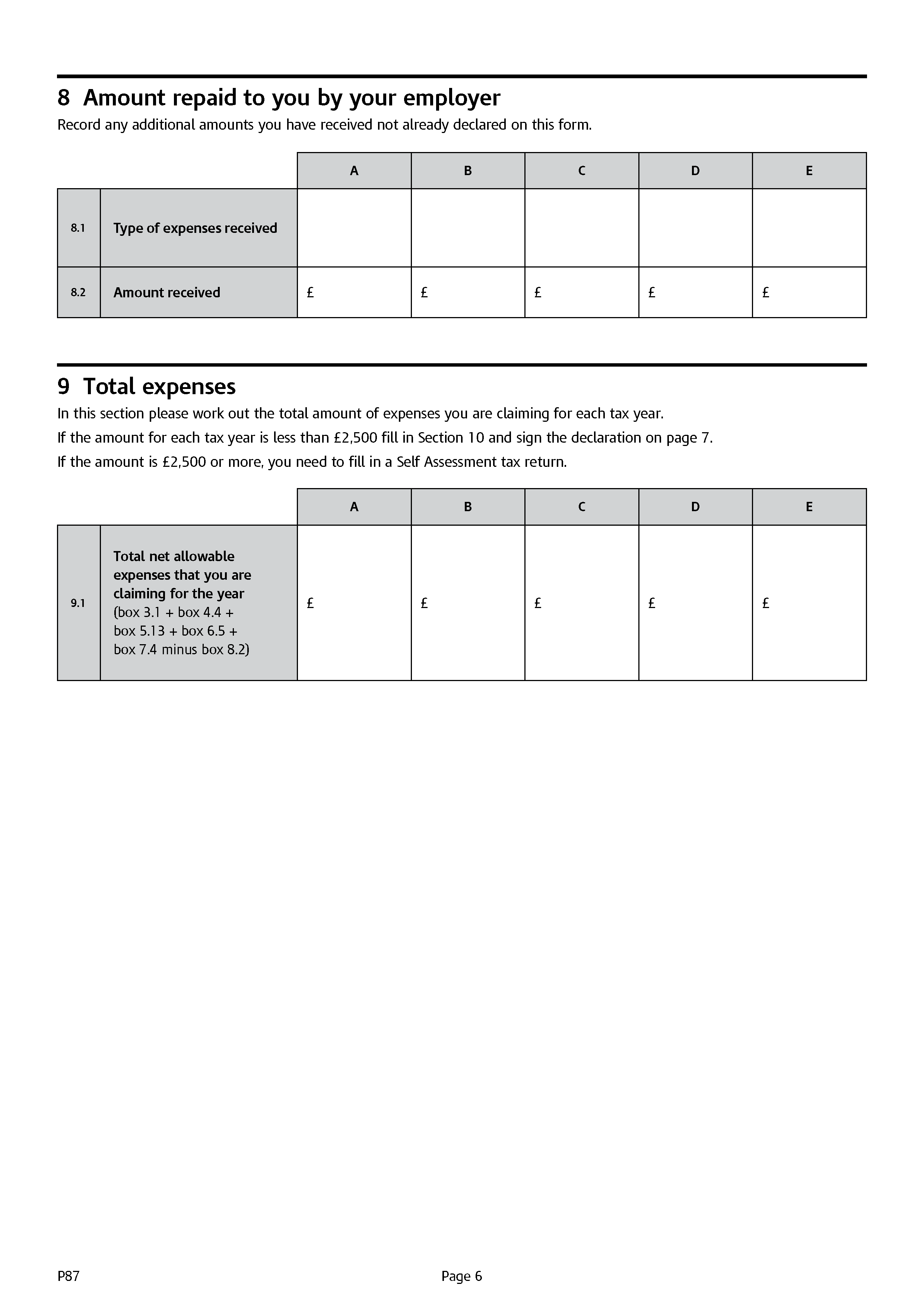 £624 tax refunds — Tax refunds for working from home